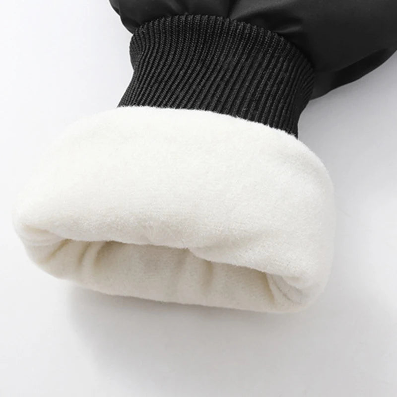 New Winter Kids Trousers Baby Toddler Child Warm Fleece Down Pants Soft Fashion Waterproof Outdoor Trousers Kids Clothing 9M-5Y