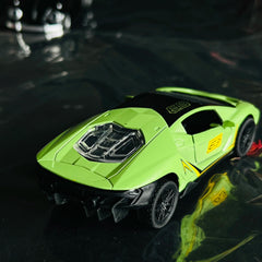 Super cool metal sports car model simulation can open doors, children's toys, cars, boys' accessories and ornaments