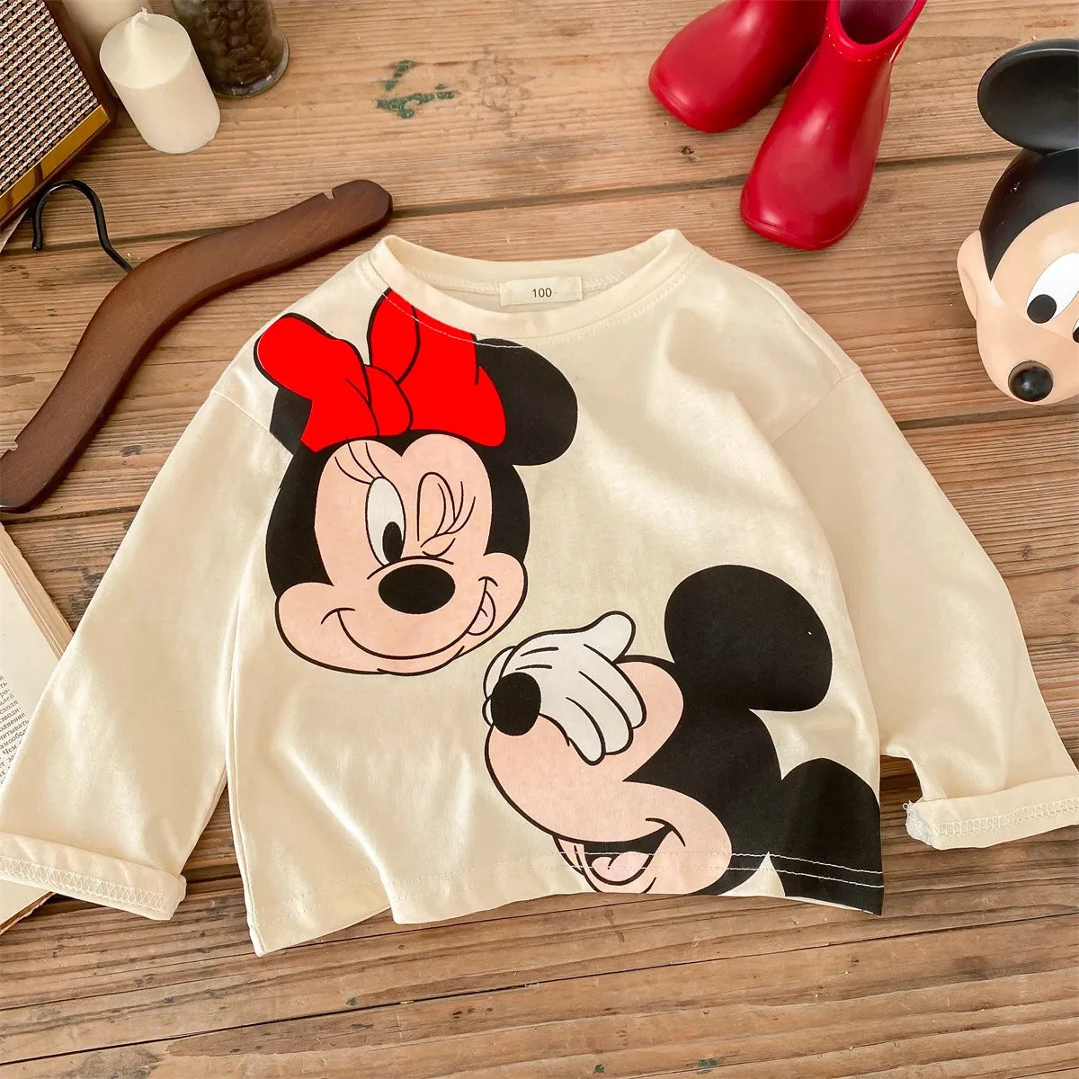 Boutique Fashion Kids Clothing Long Sleeve Tees Spring Autumn Cartoon Printed Baby Girls Base Shirt Crewneck Children Top Blouse