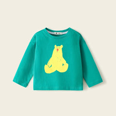 Boys Cartoon T-shirts 2025 New Cotton Baby Tees Spring Summer Printing Tops for Girls Toddler Pullover Blouse Kids Clothing