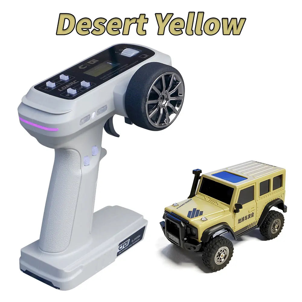 LDARC X43 1/43 MINI RC Electric Remote Control Model Car Desktop Crawler RTR 4WD Adult Children's Toys