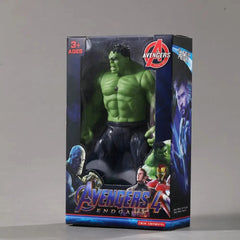 17cm Marvel Spiderman Model Anime Action Figures Spider-Man captainironman Luminous Children's Toys decorationdolls Gifts