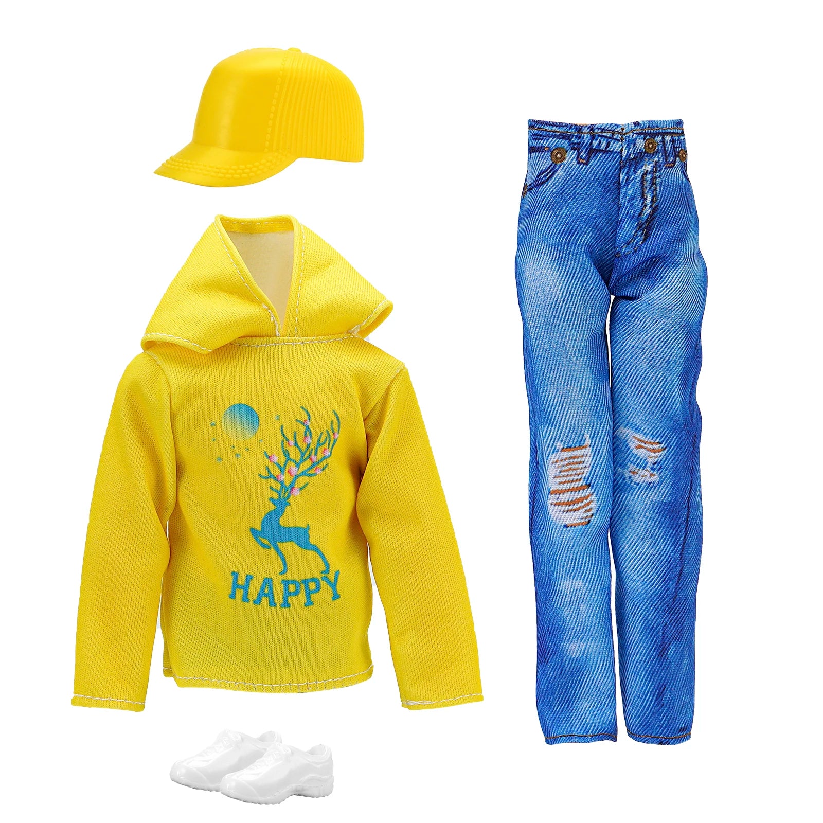 Doll Clothes Ken Doll Clothes Hoodie Sportswear Shirt Coat Outfit Set Doll Accessories Dressing Up Children's Toys,Girls Gift