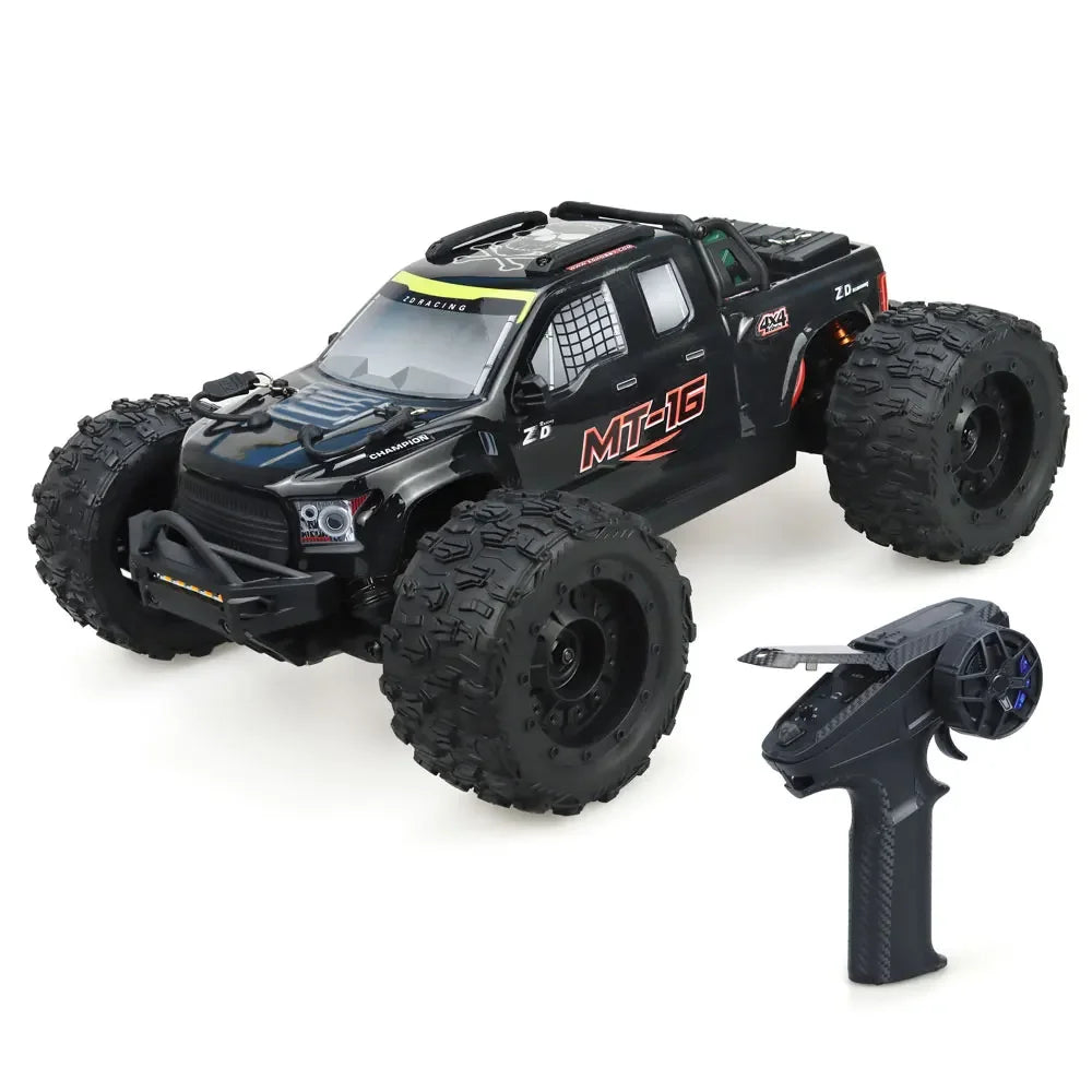 ZD RACING MT16 3S Brushless RTR 1/16 RC Electric Remote Control Model Car Monster Truck Adult Children's Toys