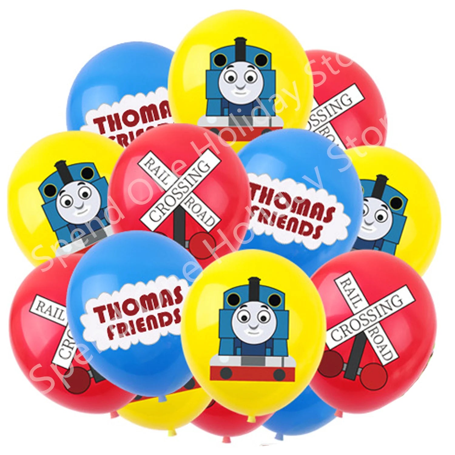 Thomas and Friends Birthday Decor  Foil Balloons Number Set 32 inch Gift Baby Shower Children's Toys Train Latex Balloons Kit