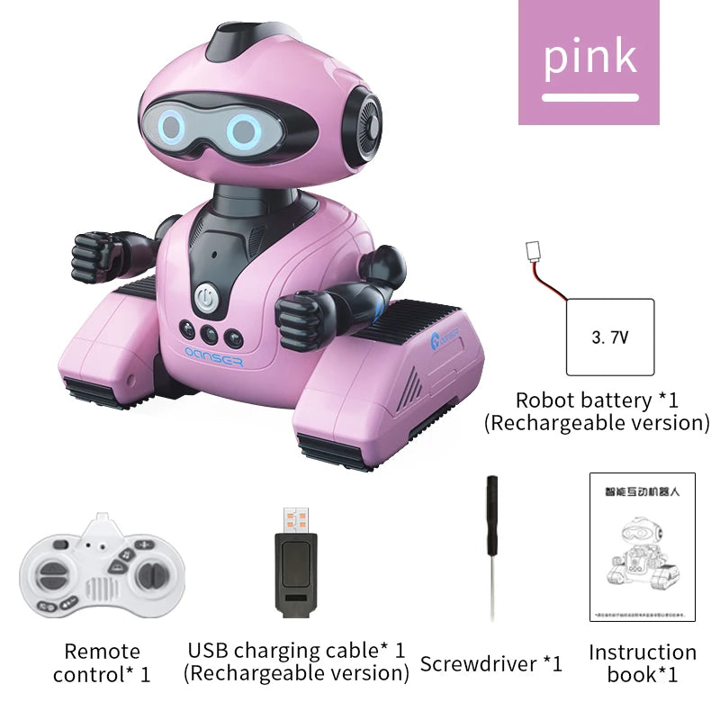 Smart RC Robot Electronic Dog Programmable Smart Interactive Stunt Robot Dog Music Song Touchsense Voice Command Children's Toys