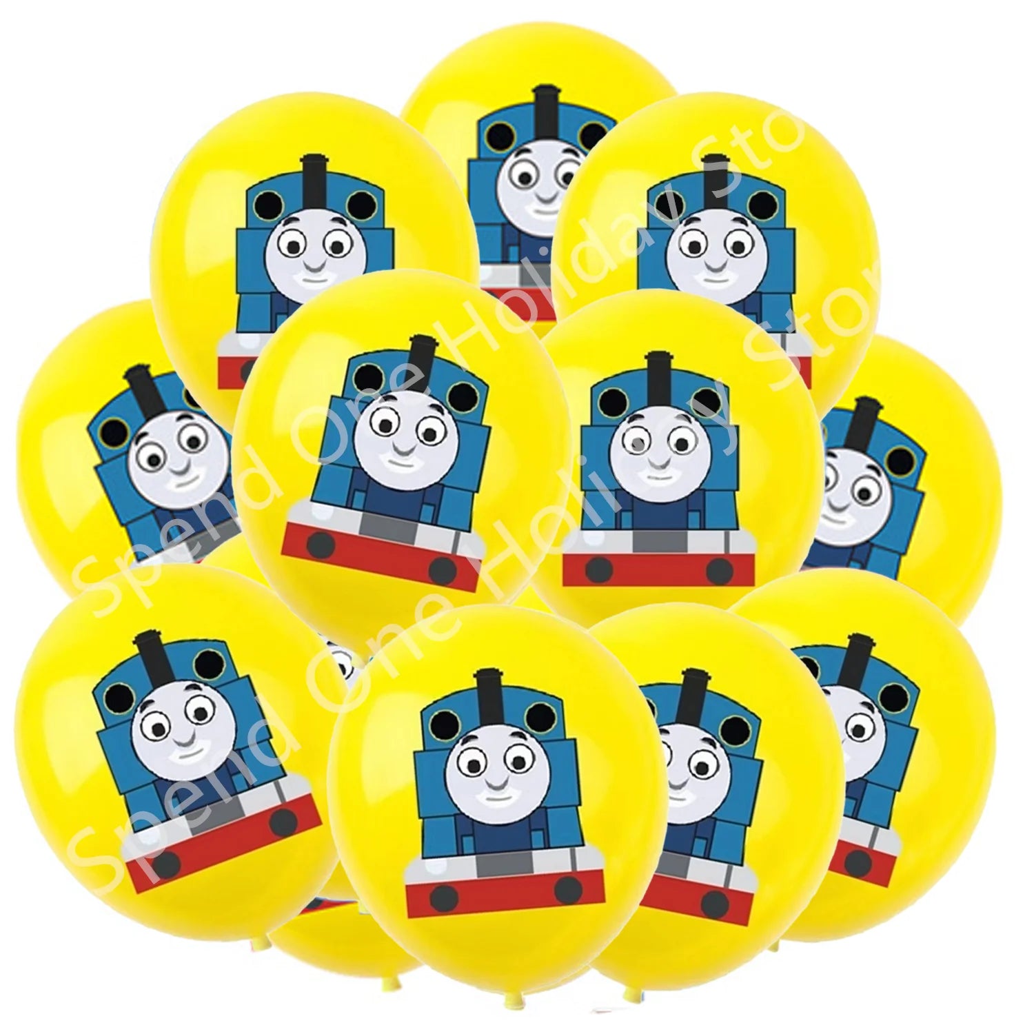 Thomas and Friends Birthday Decor  Foil Balloons Number Set 32 inch Gift Baby Shower Children's Toys Train Latex Balloons Kit