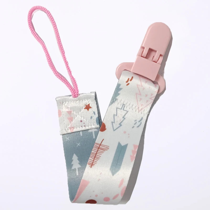 1/3pcs Cartoon cloth Fabric Baby pacifier chain Pacifier anti drop chain Anti loss clip for children's toys
