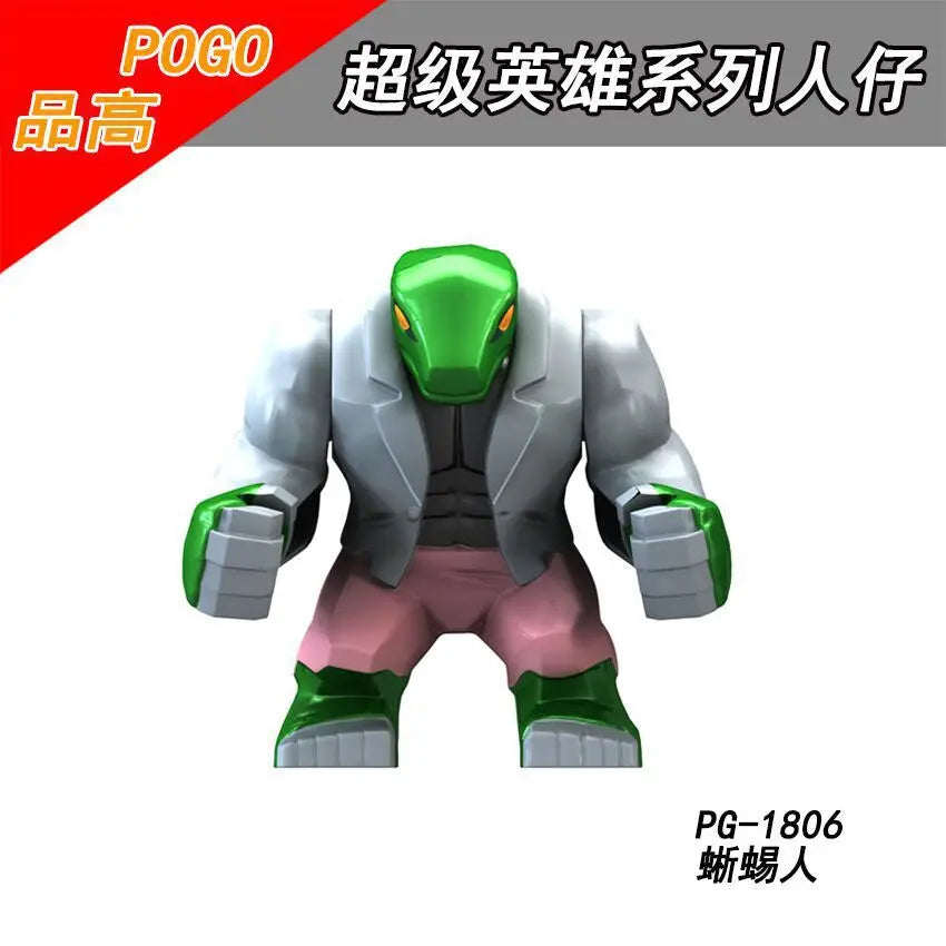 Marvel superhero Spider Man, Deadpool, Hulk, building blocks, children's toys, anime characters, Christmas and birthday gifts