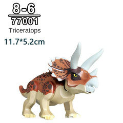 Jurassic dinosaur baby building block accessories gift assembling educational toys a variety of optional bagged children's toys.