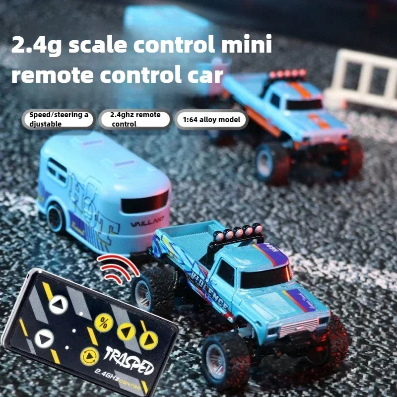 METAL RC Cars 1:64 Rc Drift Car Remote Control Car Mini High-Speed Off-road Climbing Children's Toys Kids Gifts Customized