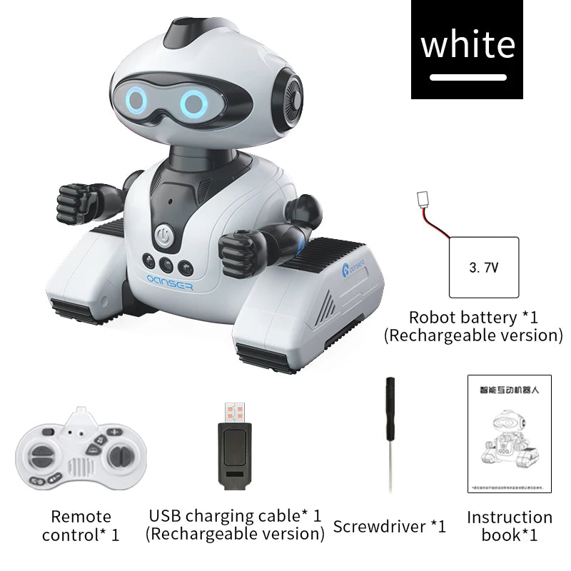 Smart RC Robot Electronic Dog Programmable Smart Interactive Stunt Robot Dog Music Song Touchsense Voice Command Children's Toys