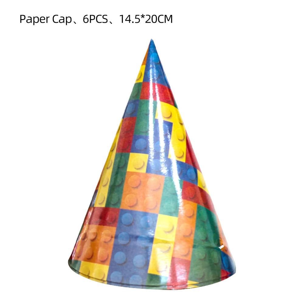 Magic Cube Children's Toys Theme Party Supplies Disposable Tableware Cup Plate Napkin Backdrop For Birthday Party Decorations